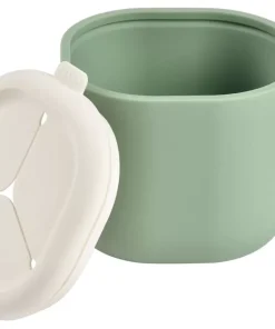 Sale Snack Box Silicone Sage Green Goûter Sain