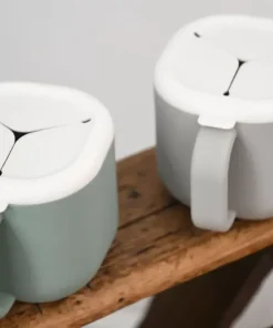 Sale Snack Box Silicone Sage Green Goûter Sain