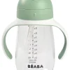 Sale Tasse Paille 300 Ml Sage Green Couverts, Vaisselle Et Bavoirs
