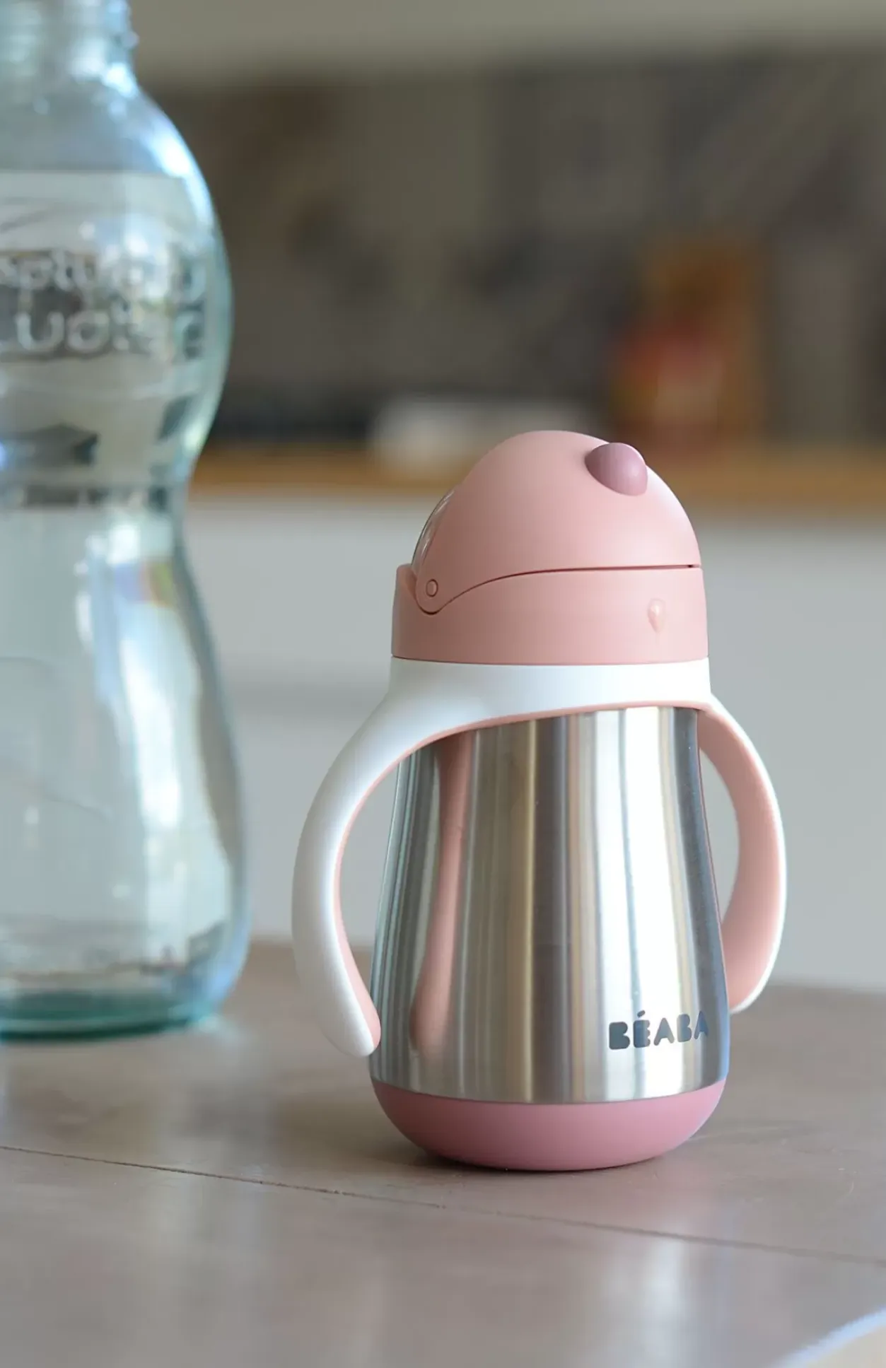Clearance Tasse Paille Inox 250 Ml Old Pink Couverts, Vaisselle Et Bavoirs