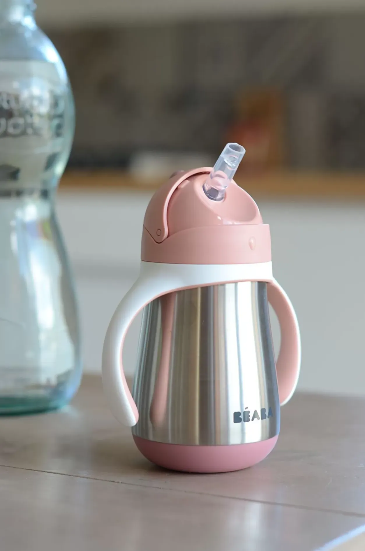 Clearance Tasse Paille Inox 250 Ml Old Pink Couverts, Vaisselle Et Bavoirs